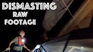 The video we didn't want to watch!   The first 8 minutes of the dismasting January 2024