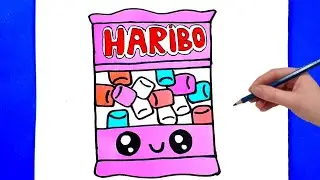 Sevimli Haribo Çizimi - Kolay Çizimler - Sevimli Resim Çizimleri