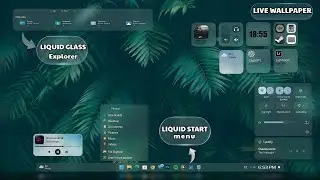 Make Windows Look PREMIUM With Liquid Glass| Without Rainmeter ❌ | No Skin Packs | Faster PC 🚀