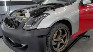 Wrapping a unpainted plastic bumper.. SUCKS!