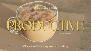 weekdays vlog ☕ cinema, road trips, visiting grandma 🫶