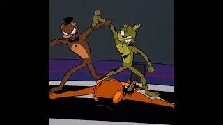 Springtrap VS Freddy Fazbear #fnaf #fnafanimation #fnafthetwistedtruth