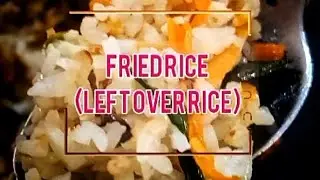 Making Ghanaian Fried Rice(Check Check) With Leftover Rice | vegetable Rice | Fast food