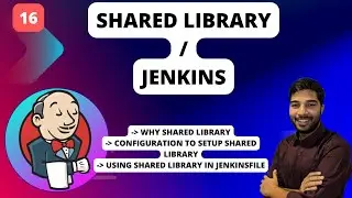 16 | Shared Library In Jenkins | Using Shared Library In Jenkins Pipeline | #jenkins #devops #cicd