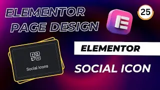 Social Icon in Elementor #25 | Pradeep Marketer #elementorwebsite #socialicon