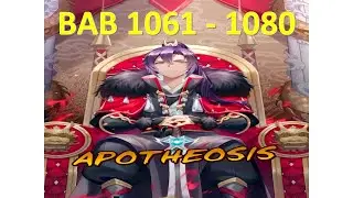 Apotheosis Chapter 1061 - 1080 Sub Indo