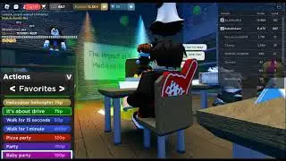 I do all actions 3X on roblox The Presentation experience (Using points)