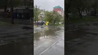 Снова в Челябинске снег в середине мая (((
