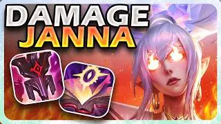 NEW SEASON 16 JANNA DAMAGE BUILD! | League of Legends