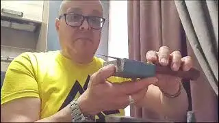 Простая заточка ножа на коленке,всем что есть под рукой.Часть 4 @Alexei_P
