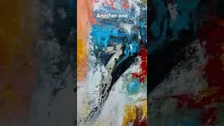 60’’x48’’ modern colorful art 
