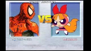 Mugen 1.0 Request#69(Redo) - MVC2 Spiderman(Me) vs DG Blossom 6th Try