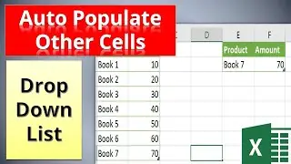How To Auto Populate Other Cells When Selecting Values In Excel Drop Down List