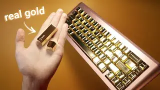 The most luxurious keycaps... (real gold) | Awekeys Full Metal Keycap Set Review