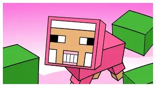 Minecraft Pink Sheep Takes On STARING CONTEST Champ