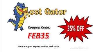 HUGE DISCOUNT - Hostgator 35% OFF Coupon Code - Grab It Now !!! (Coupon expires on Feb 28th 2013)