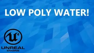 How To Make A Low Poly Water Texture! -Unreal Engine 4 / 5-