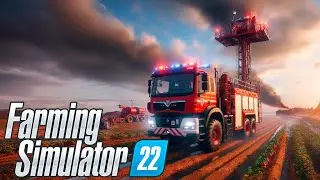 Из ФЕРМЕРА в ПОЖАРНЫЕ!!! Моя Ферма загорелась! Farming Simulator 22