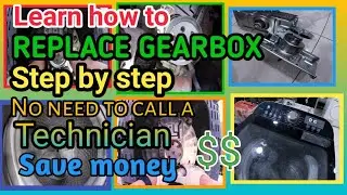 REPLACE GEARBOX WASHING MACHINE