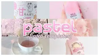 pastel aesthetic intro template 2019 + collab // munmilks