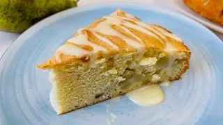 Pear pie for tea in 5 minutes + pastries