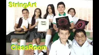 stringart classroom by jorge de la tierra