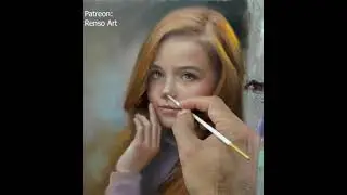 Alla prima oil painting - Short video
