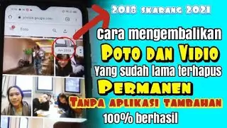 cara mengembalikan foto yang terhapus permanen tanpa aplikasi