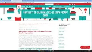UC Prompt #6 Favorite Academic Subject or Why Major