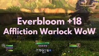 a super chill EB +18 Affliction Warlock POV 207K Overall Fortified / WoW Mythic+ Dungeon Season 3