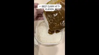 Trying a Beef Curry Rice at 7-Eleven in Japan 🇯🇵 ( Rice Bowl )