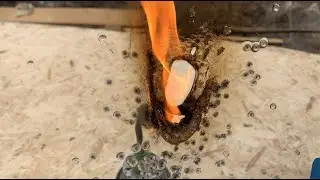 Монолитный поликарбонат против газовой горелки 🔥