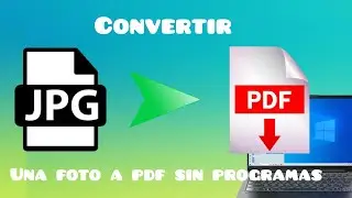 como hacer fotos a pdf en computadora