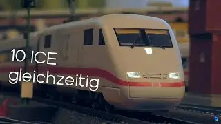 Modelleisenbahn H0 - ICE-Verkehr im Automatikbetrieb | Fahrtage 2021