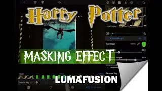 Masking In LumaFusion Magic Book -Harry Potter Spell Effect!