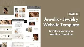 Jewelix   Jewelry Website Template #jewelry #jewelrydesigner #fashion