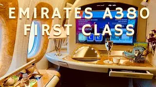 Emirates A380 First Class, Dubai to Paris