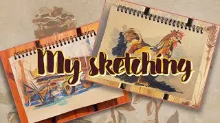 My sketching // Process of my drawing // Artist’s blog