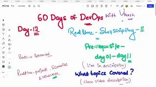 Day-12 |  SHELLSCRIPTING WITH REALTIME HANDSON 01 | #60daysofdevops #freedevopscourse#2023