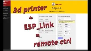 Удаленное управление 3d принтером. Android / ESP Link / ESP8266 / Marlin