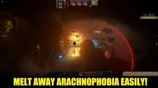 #11 FLAMING DEATH TO SPIDERS! (Fangberry Cave Swarms) Pathfinder Kingmaker Mega Mod One Man Show