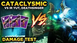 Cataclysmic ONE PHASE vs Ir Yut, Deathsinger | Crota's End DPS Test | Destiny 2