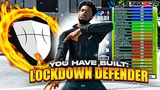 BEST LOCKDOWN BUILD ON NBA 2K24 NEXT GEN! BEST SHOOTING LOCKDOWN BUILD NBA 2K24