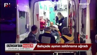 Bahçede ayının saldırısına uğradı
