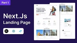 Build a Travel Website Landing Page with Next.js & Tailwind CSS | Part 1
