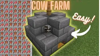 Minecraft: Easy entity cramming cow farm