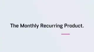The Vuma Fibre Reach Monthly Recurring Product