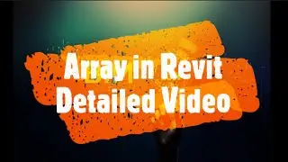 Array in Revit || Linear || Radial Array
