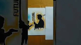 Happy Teachers Day Drawing /Motivational drawing/#shortvideo #drawing #satisfying