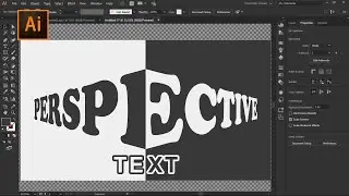 Perspective Distort For Text in Adobe Illustrator